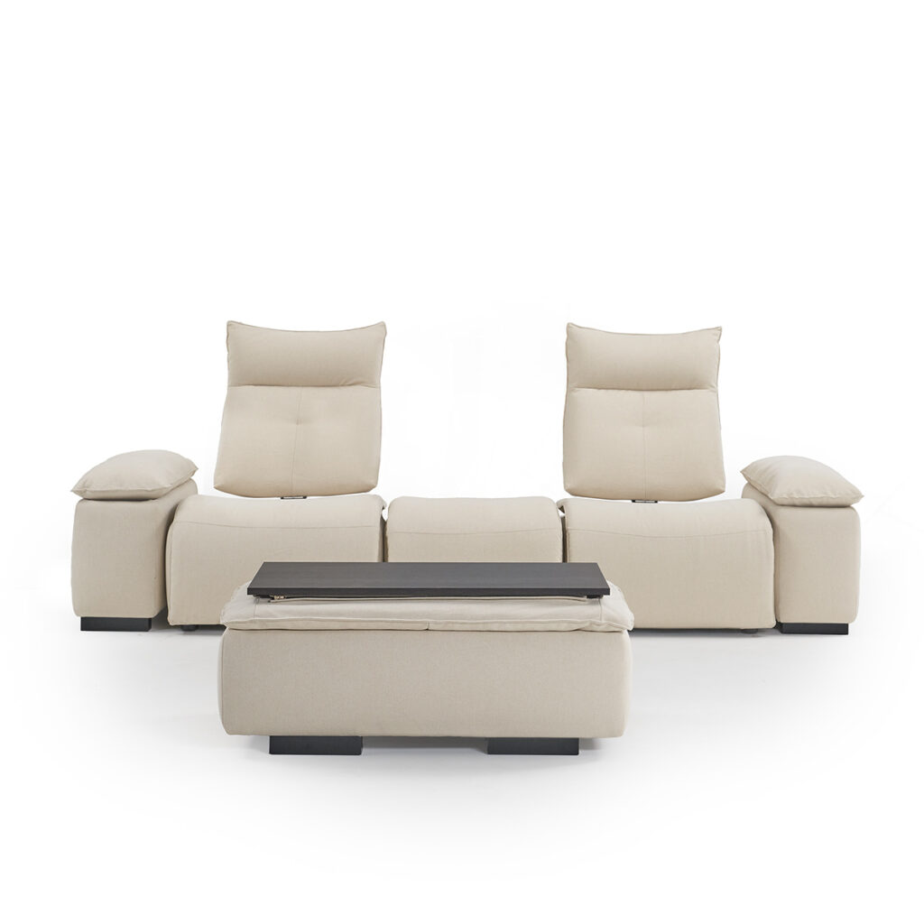 queen bee 2 elementi pouf 02 sugar