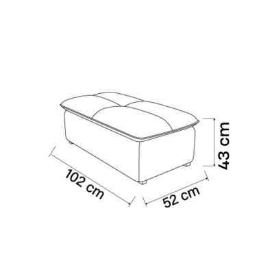 scheda prodotto brownie eco pouf contenitore