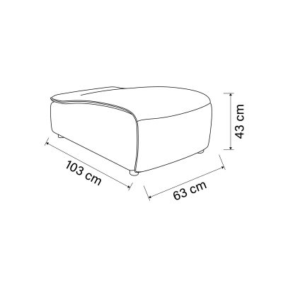 scheda prodotto queen bee eco pouf